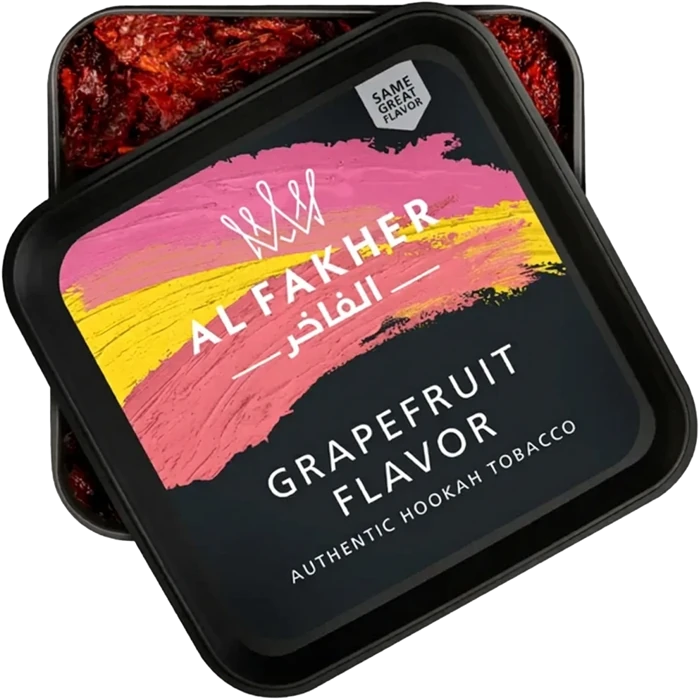 Al Fakher Grapefruit hookah tobacco packaging isolated without background